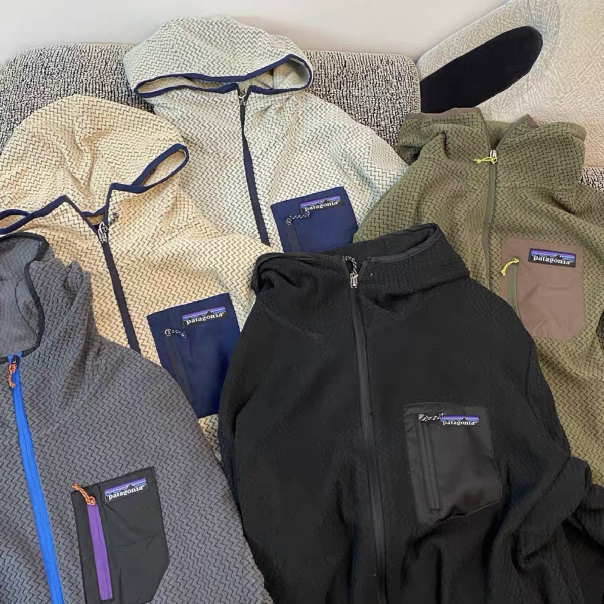 BATAR1连帽户外运动男女同款卫衣外套拉链款连帽