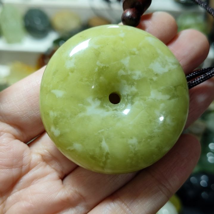 岫玉平安扣未镶嵌