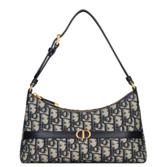 未使用 DIOR/迪奥 老花饺子腋下包