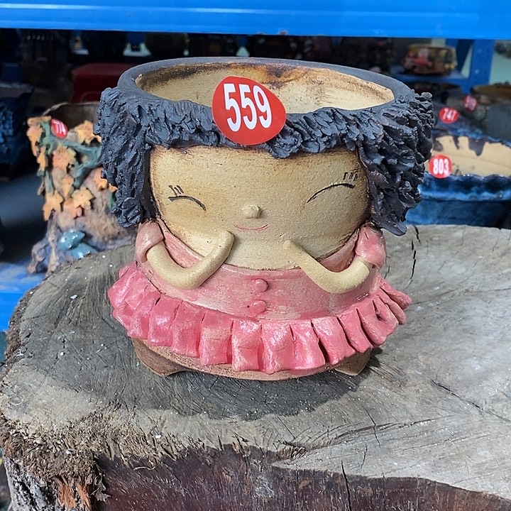 微瑕559 号陶然花器手工花盆