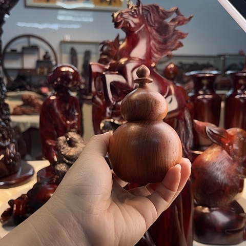 相***人木桌面工艺品摆件