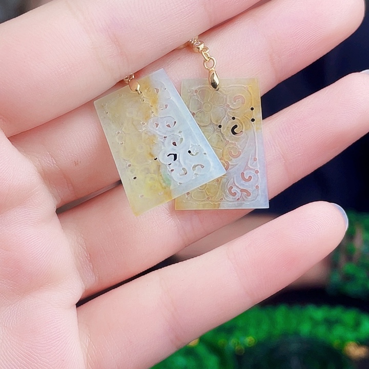 翡翠银S925镶嵌颈饰多样性