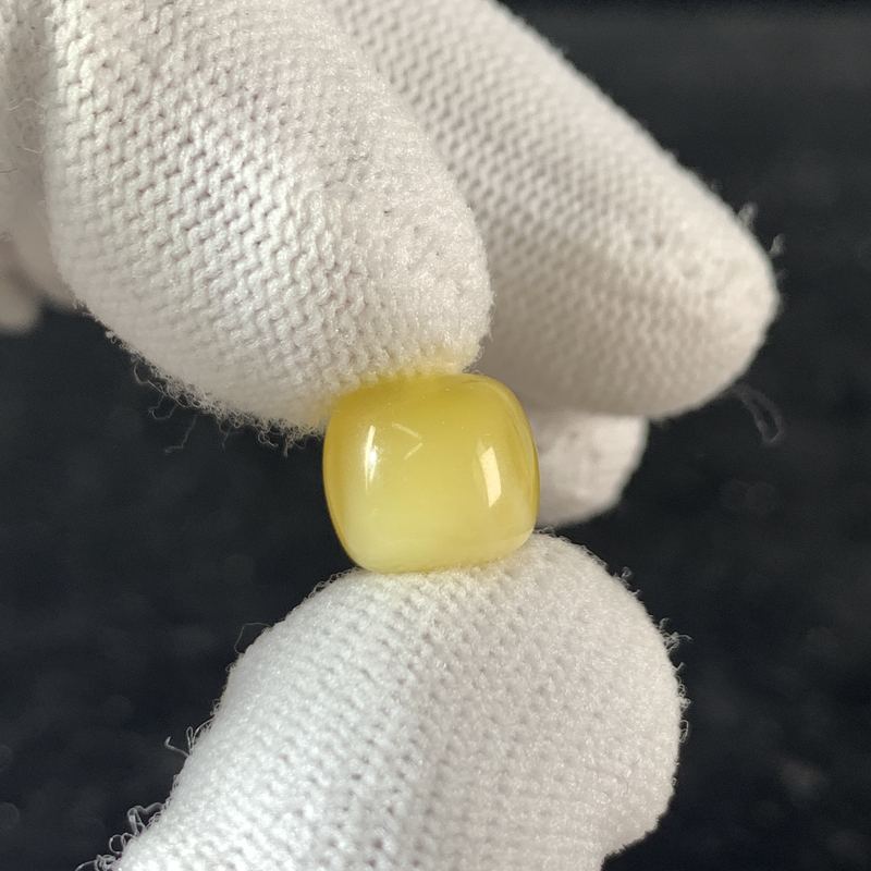 L1927保真原矿俄料尺寸10*9mm蜜蜡单颗老型单珠隔珠支持复检