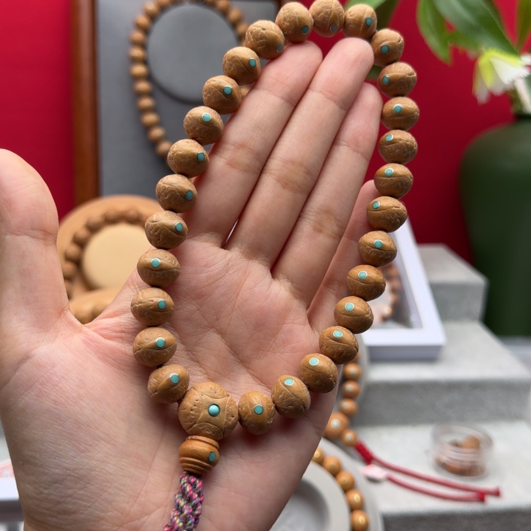 凤眼菩提手串12.5左右镶嵌手持