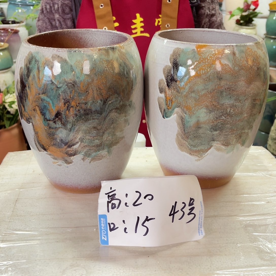 紫砂花盆高度20口径15