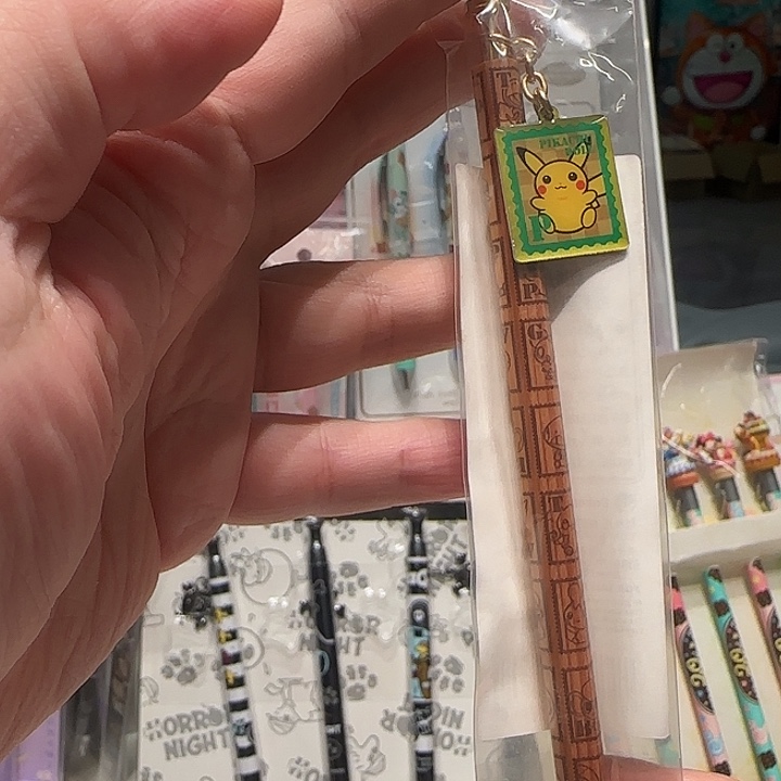 皮卡丘木杆自动铅笔