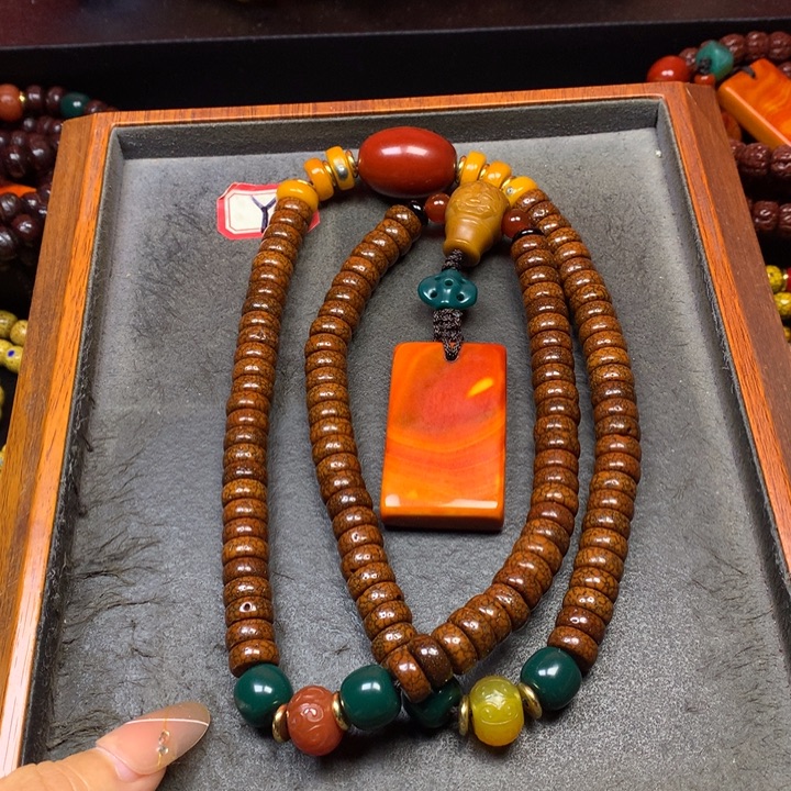 星月菩提吊坠菩提