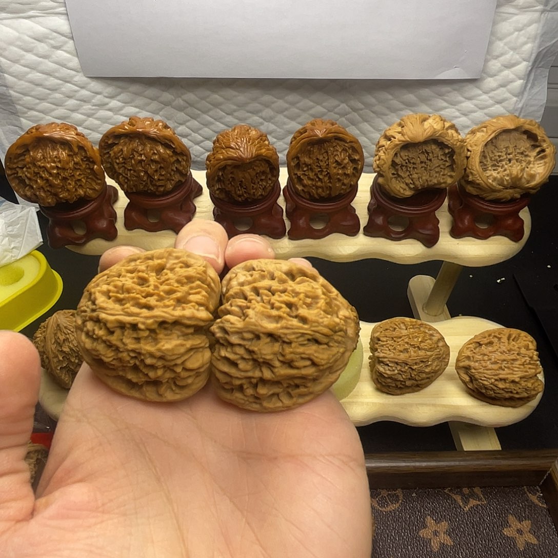 文玩核桃把件精品南疆小对儿