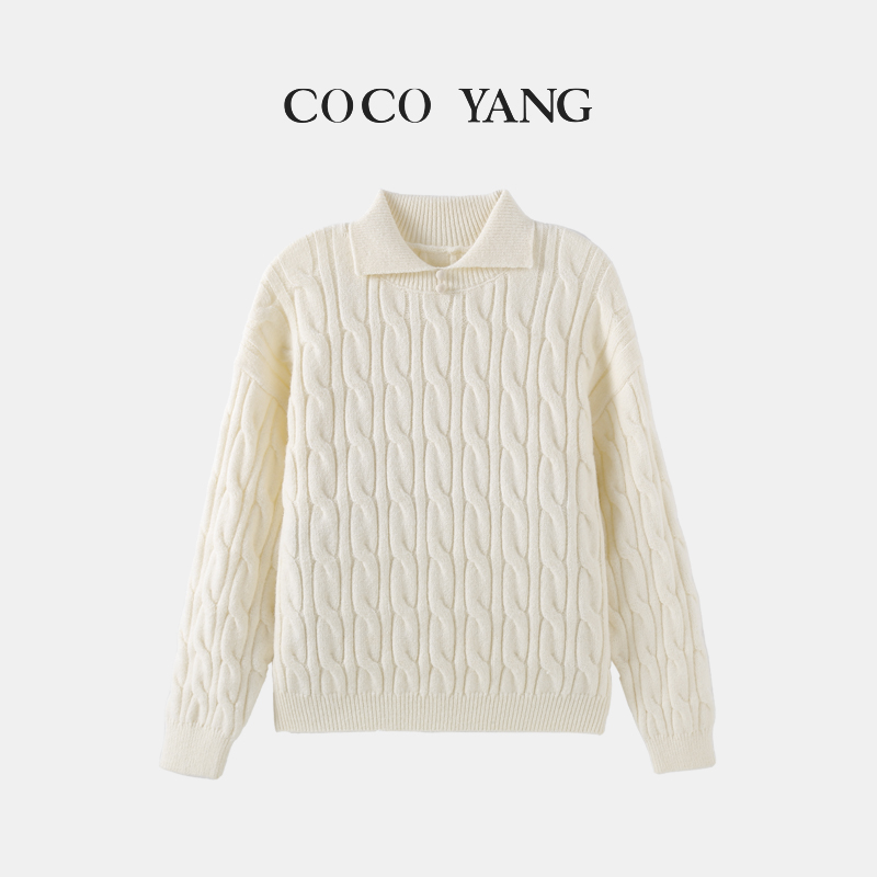 春秋高品质女童加厚毛衣柔软舒适百搭中大童针织衫-YHW315