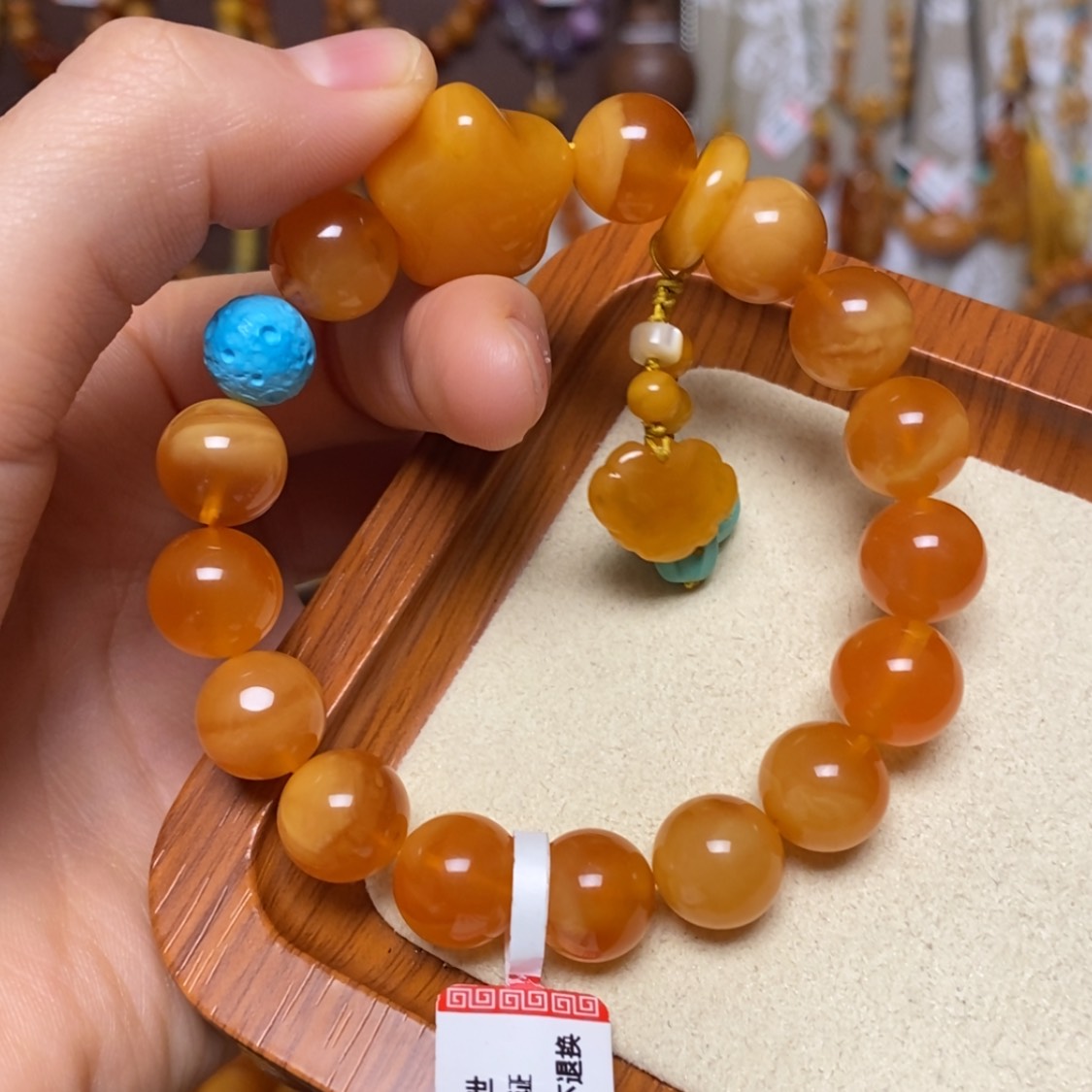 【闪购商品】手链蜜蜡未镶嵌手串