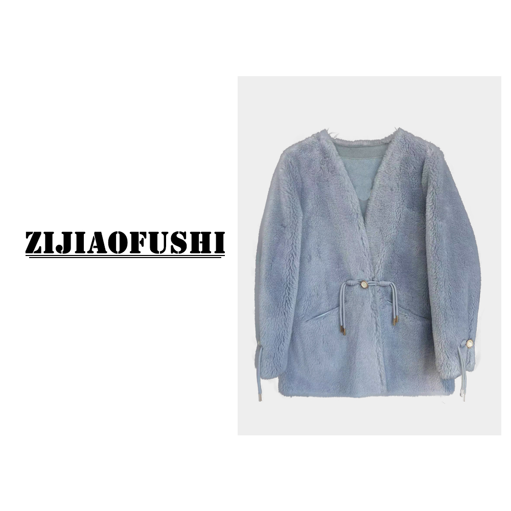 HLJ   紫娇服饰  YTQP-2395  时尚百搭颗粒外套        5