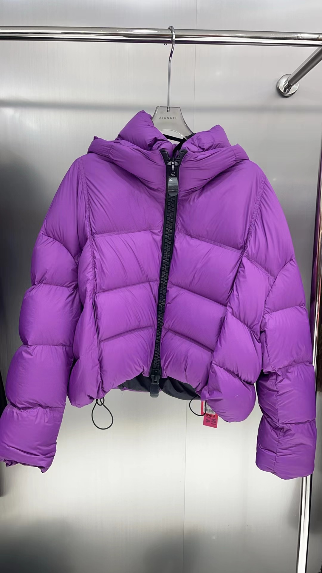 紫色轻薄羽绒服 紫气东来