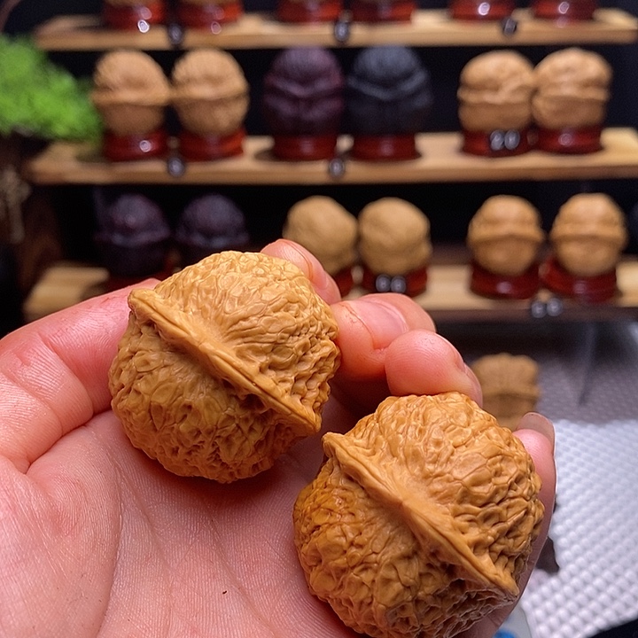 文玩核桃把件大理狮子头32