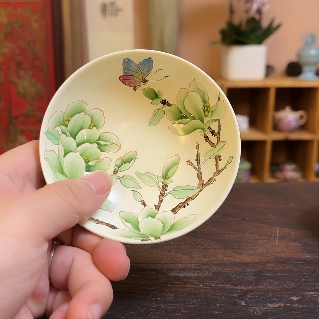柴烧手工手绘陶瓷