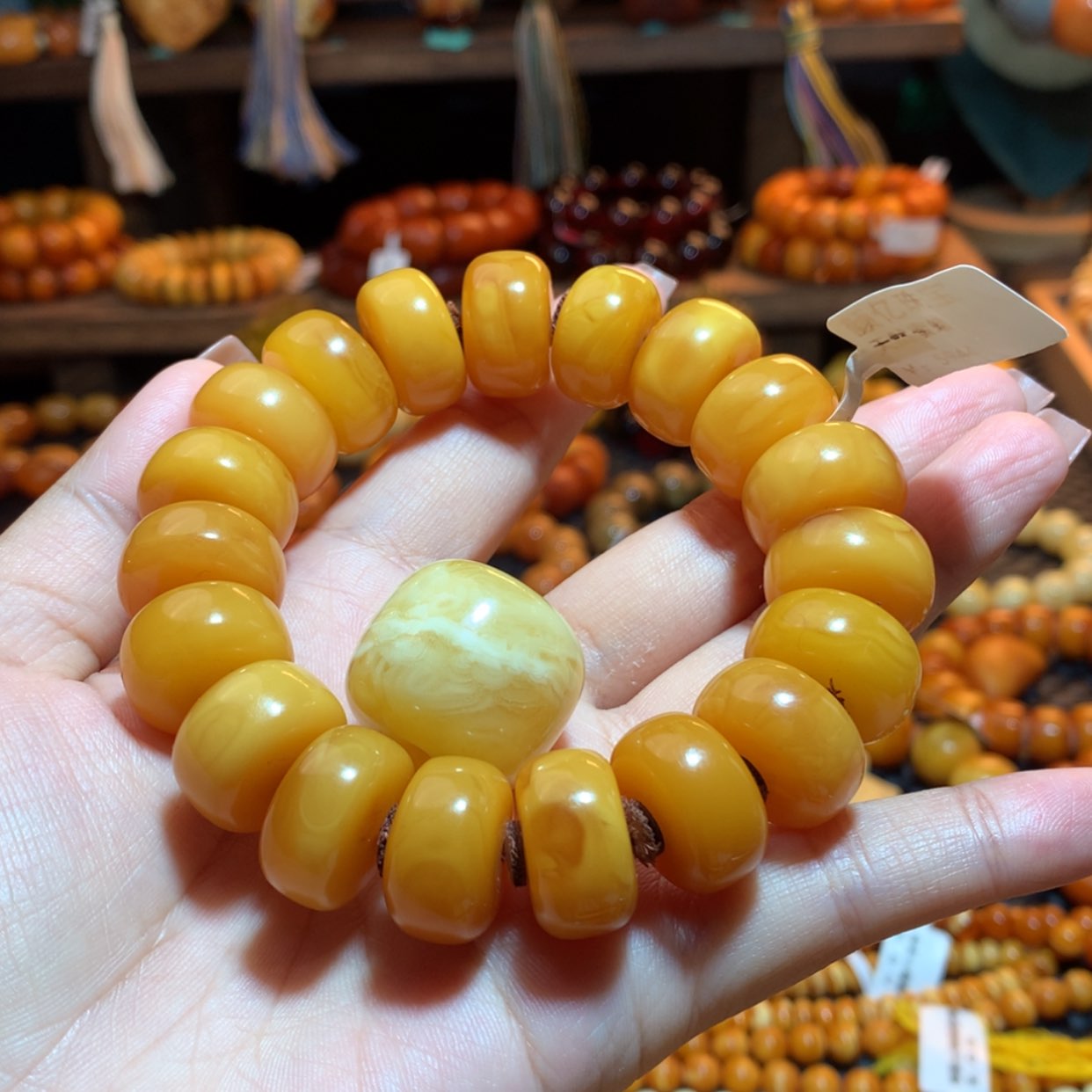 【闪购商品】手串蜜蜡未镶嵌Y*蜜蜡手串定制