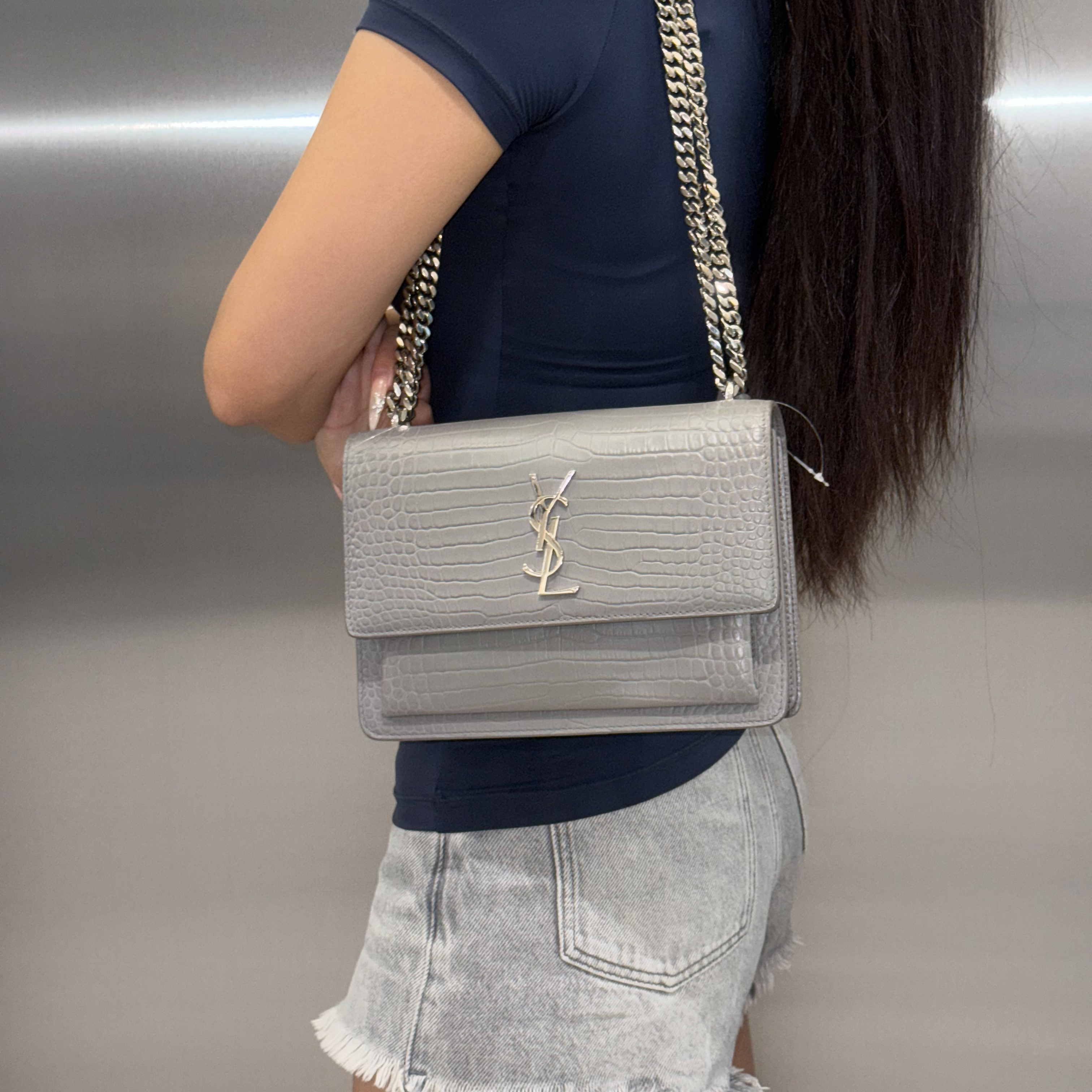 95新 YSL/圣罗兰 单肩包斜挎包