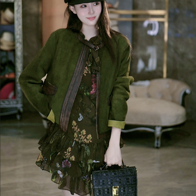 7-1【罗马风光】时尚气质百搭皮衣外套