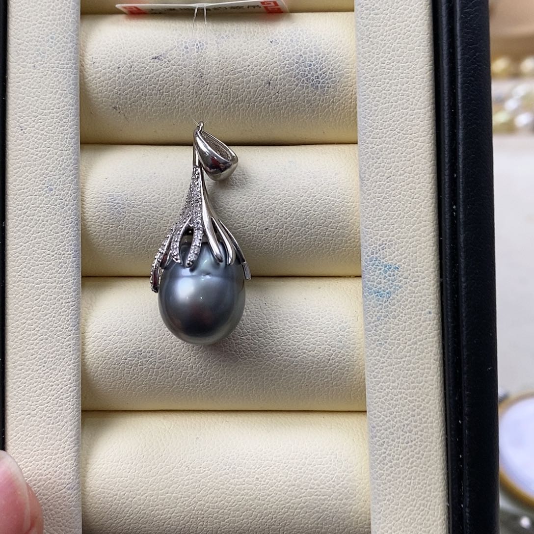 海水珍珠颈饰银S925镶嵌