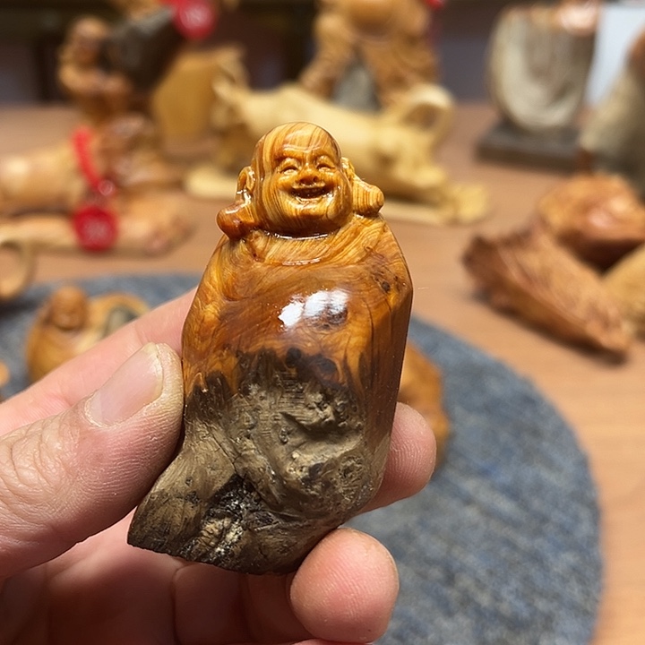 柏木太行崖柏手工摆件