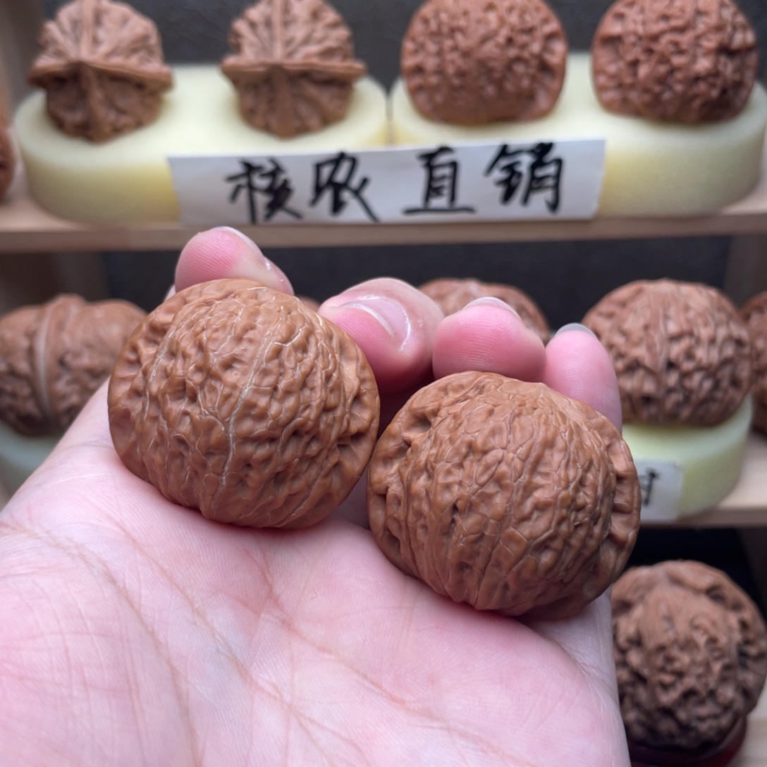 吊坠文玩核桃全品铁锤38➕，一尺一克