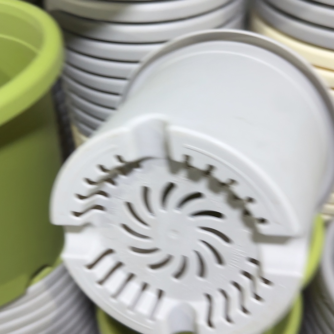 树脂四季3号带托5个灰白