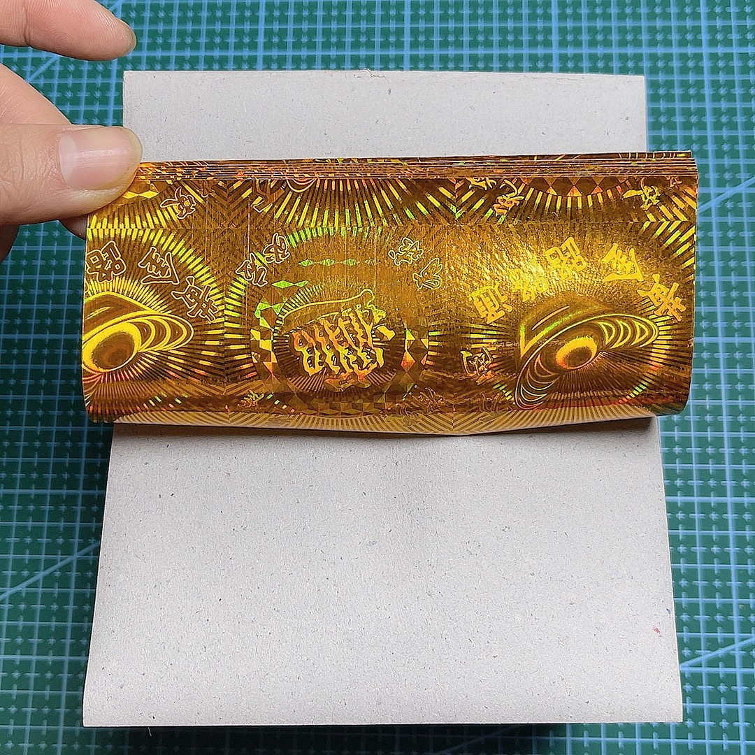 200张选择五彩金银镭射印花覆膜莲花手工折纸可用于创意