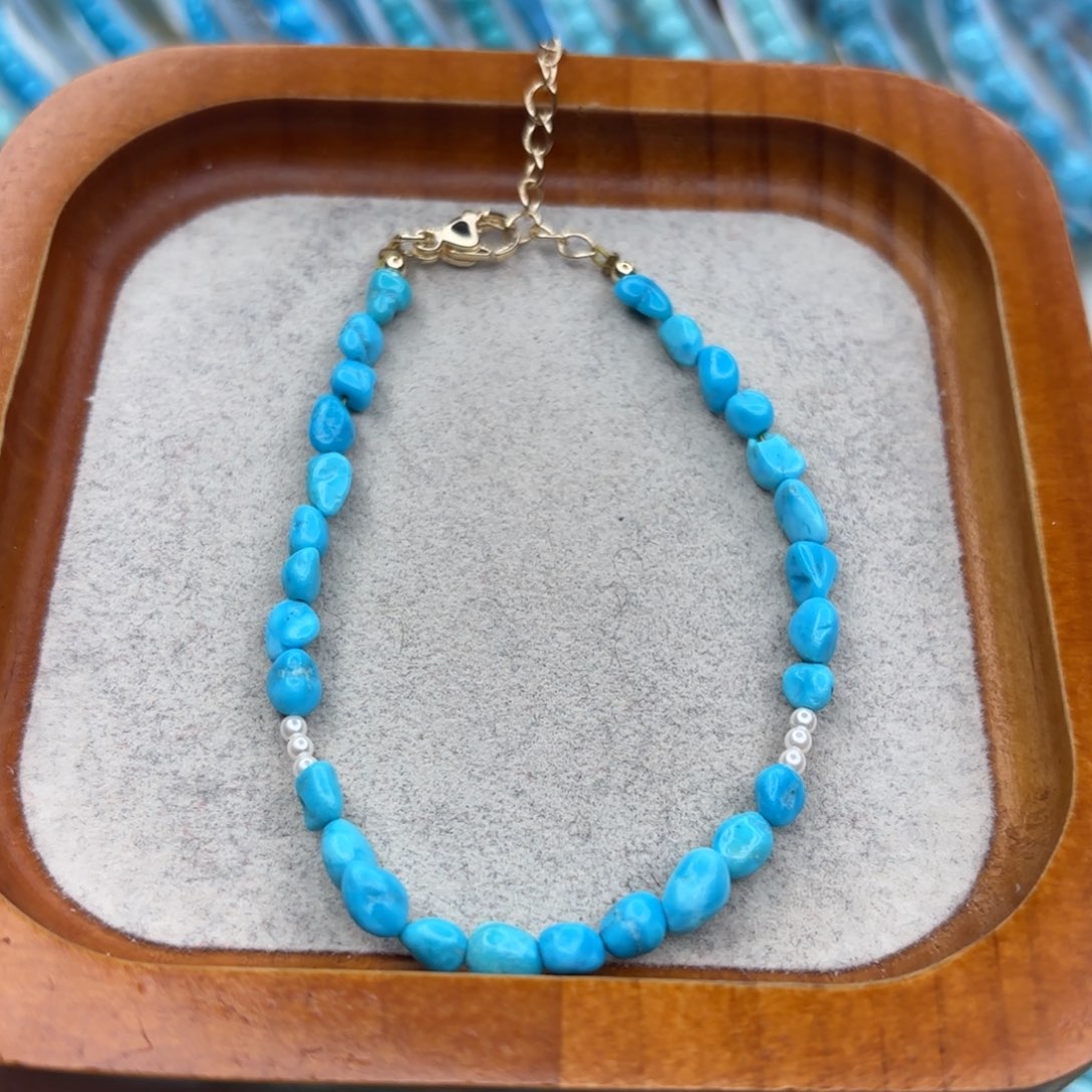 绿松石未镶嵌手链