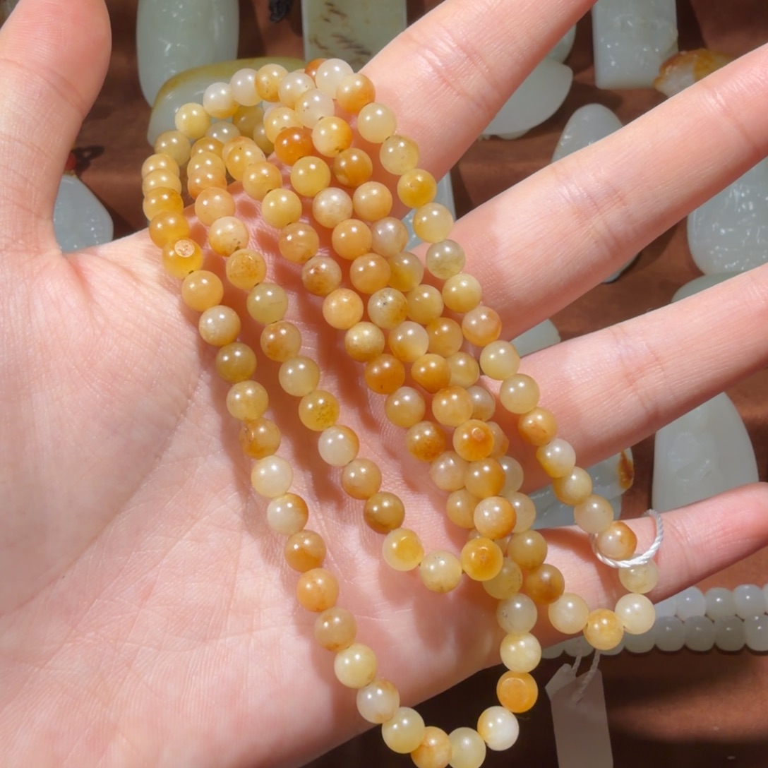 安***尼和田玉未镶嵌手链