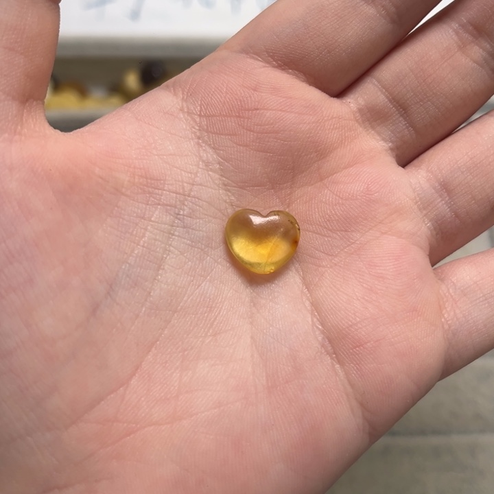 琥珀颈饰未镶嵌傻*头天然蜜蜡配件