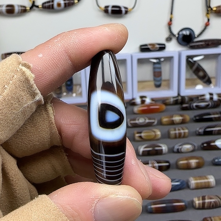 常***笑玛瑙/玉髓合金颈饰