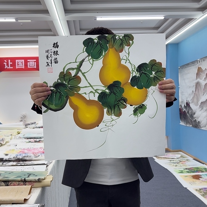 国画手绘国画作品