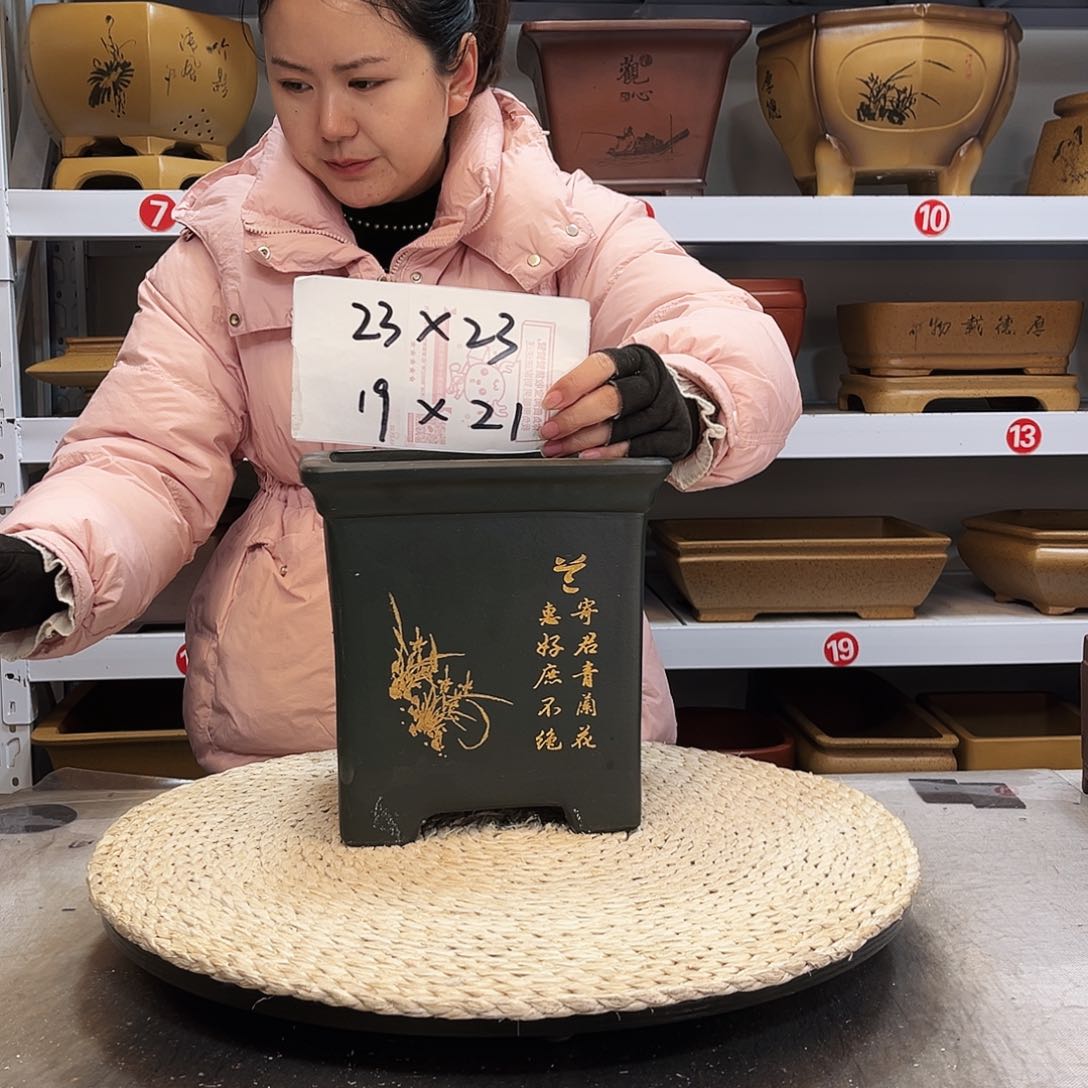 紫砂花盆紫砂花盆