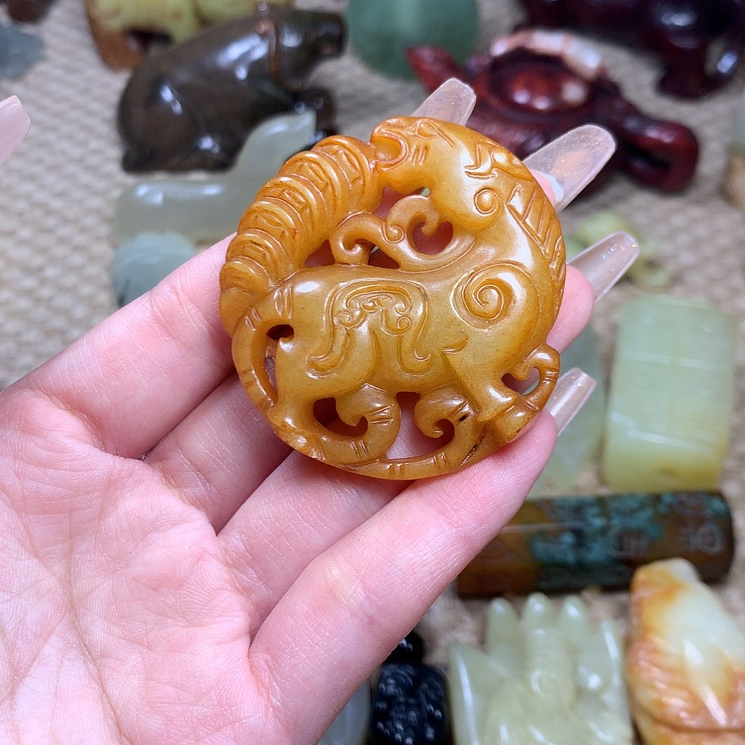 白玉菩提吊坠挂件