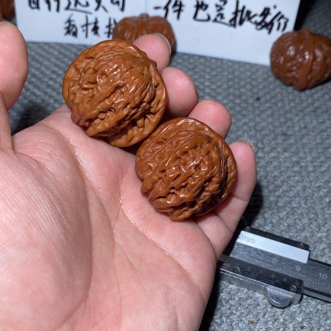 把件文玩核桃38四座楼