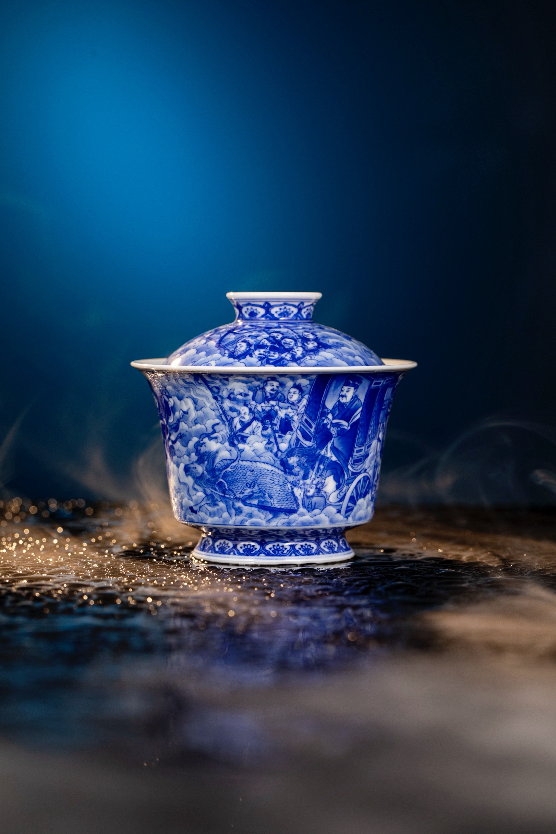 【青山秋雨·青山赋】三官出巡图之天官