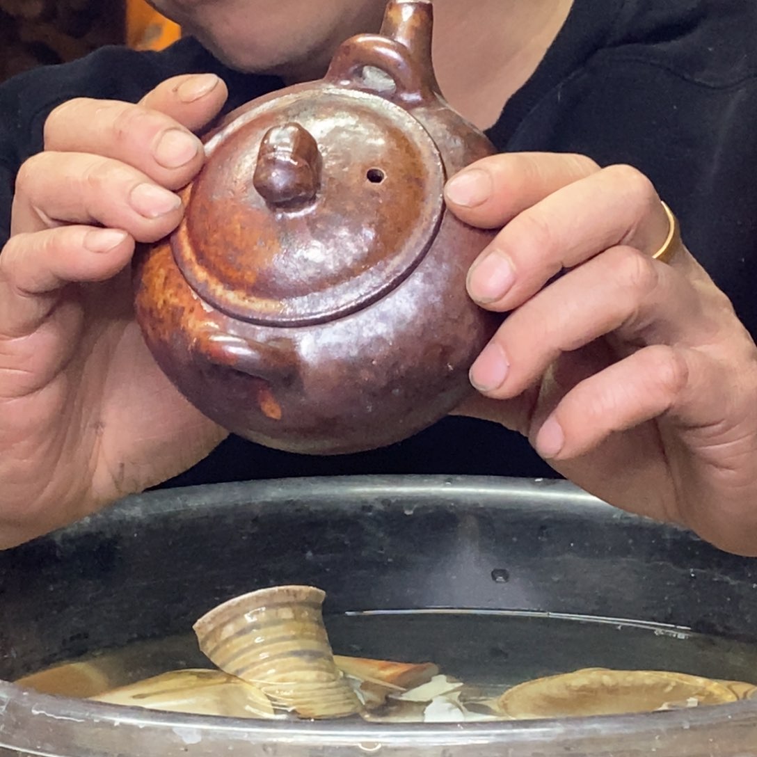 紫砂柴烧紫砂茶具