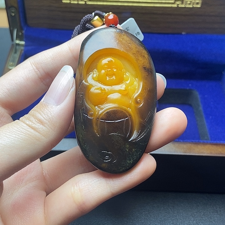 和田玉未镶嵌挂件牛*N