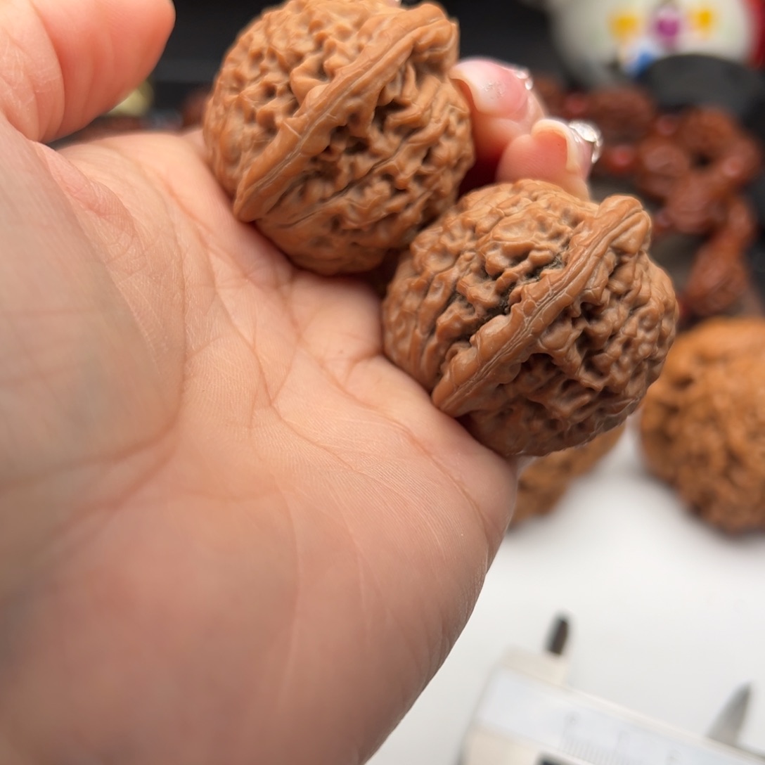 文玩核桃把件莲花37