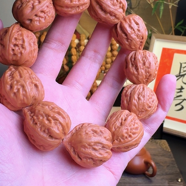 文玩核桃手串粗筋八楞