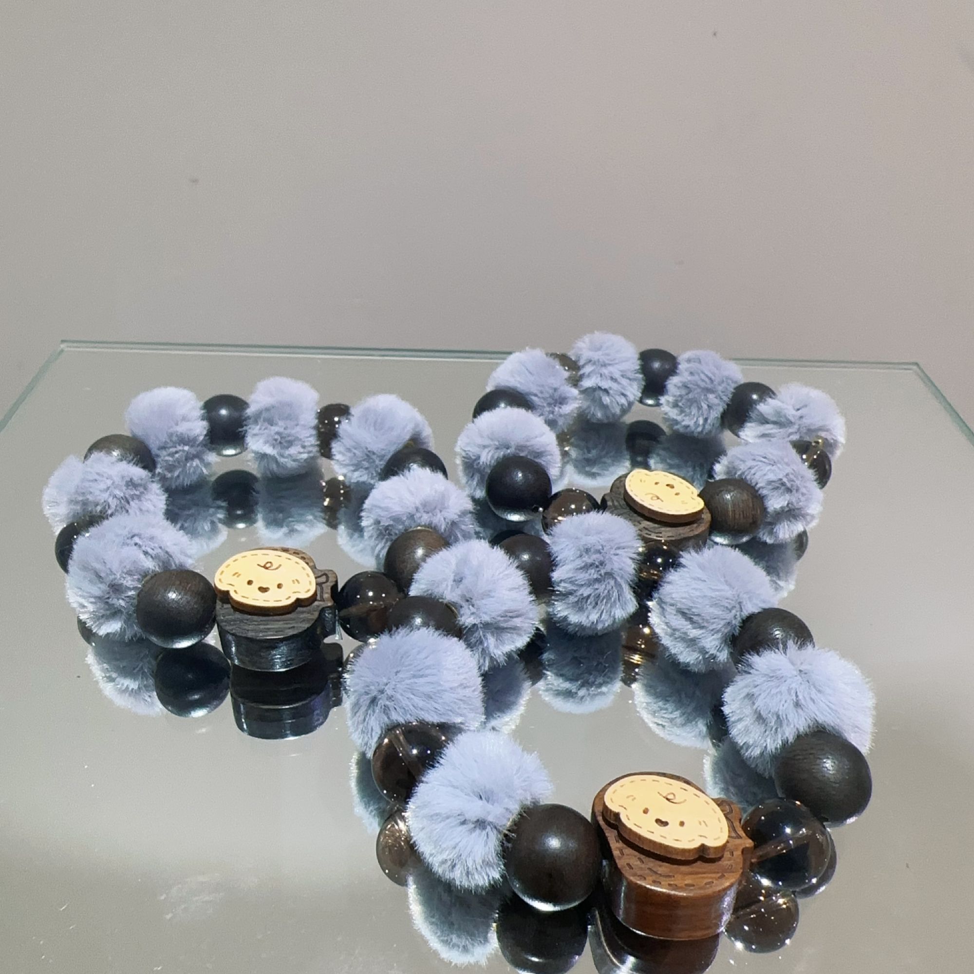 硕夏天然茶水晶13-14mm设计款手链多样性发其一SX01265