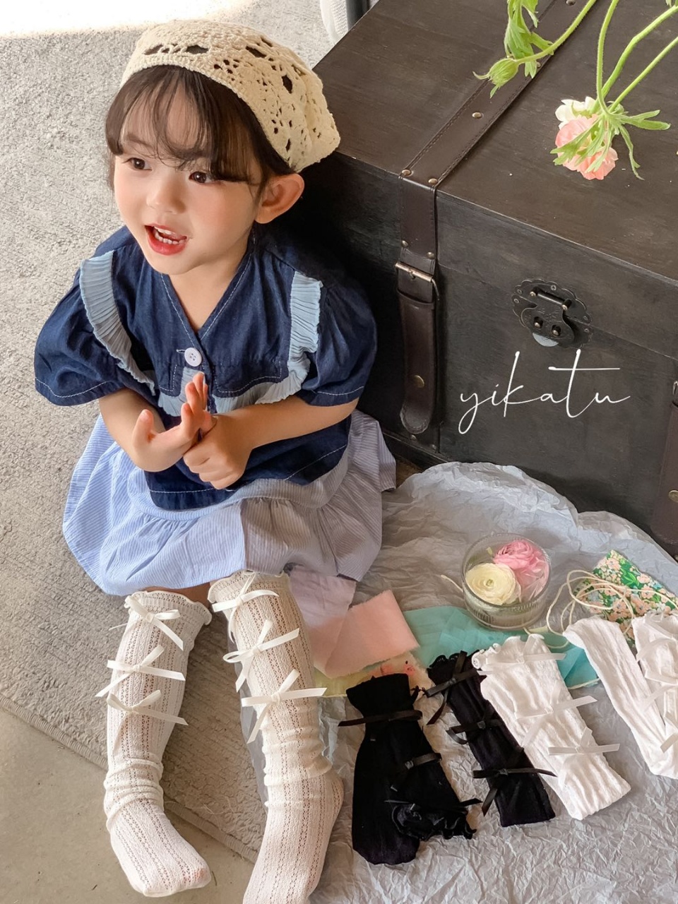 【配饰】当季儿童洋气氛围感配饰袜子发夹包包帽子围巾等女童宝宝