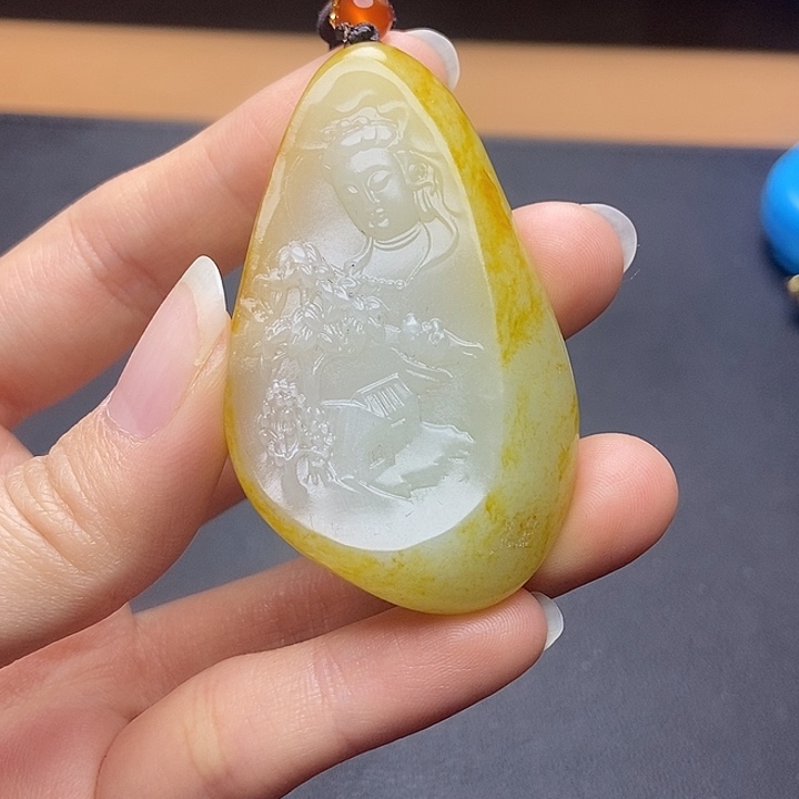 和田玉挂件未镶嵌N