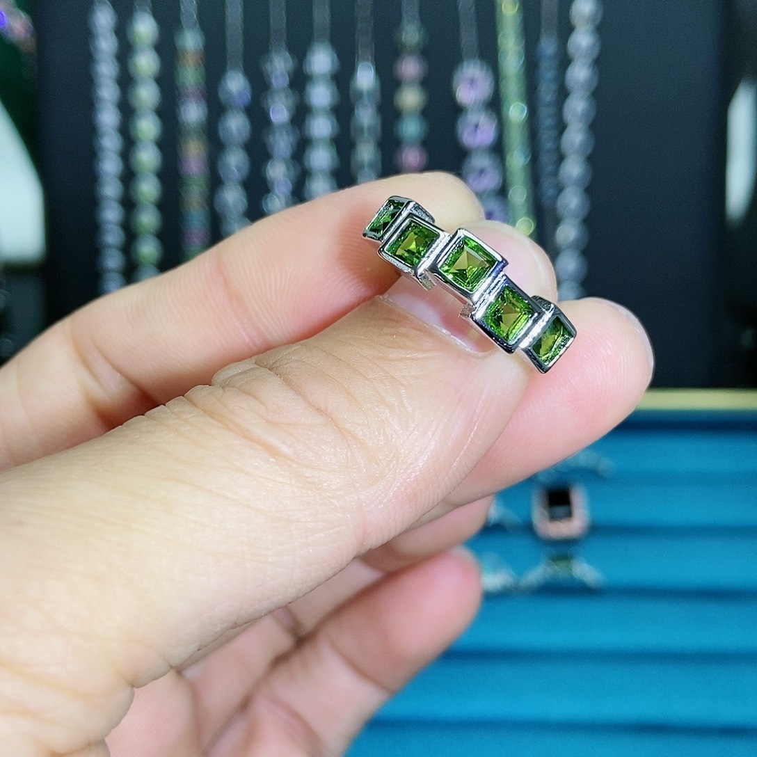 【闪购商品】紫晶珠宝半成品银S925镶嵌