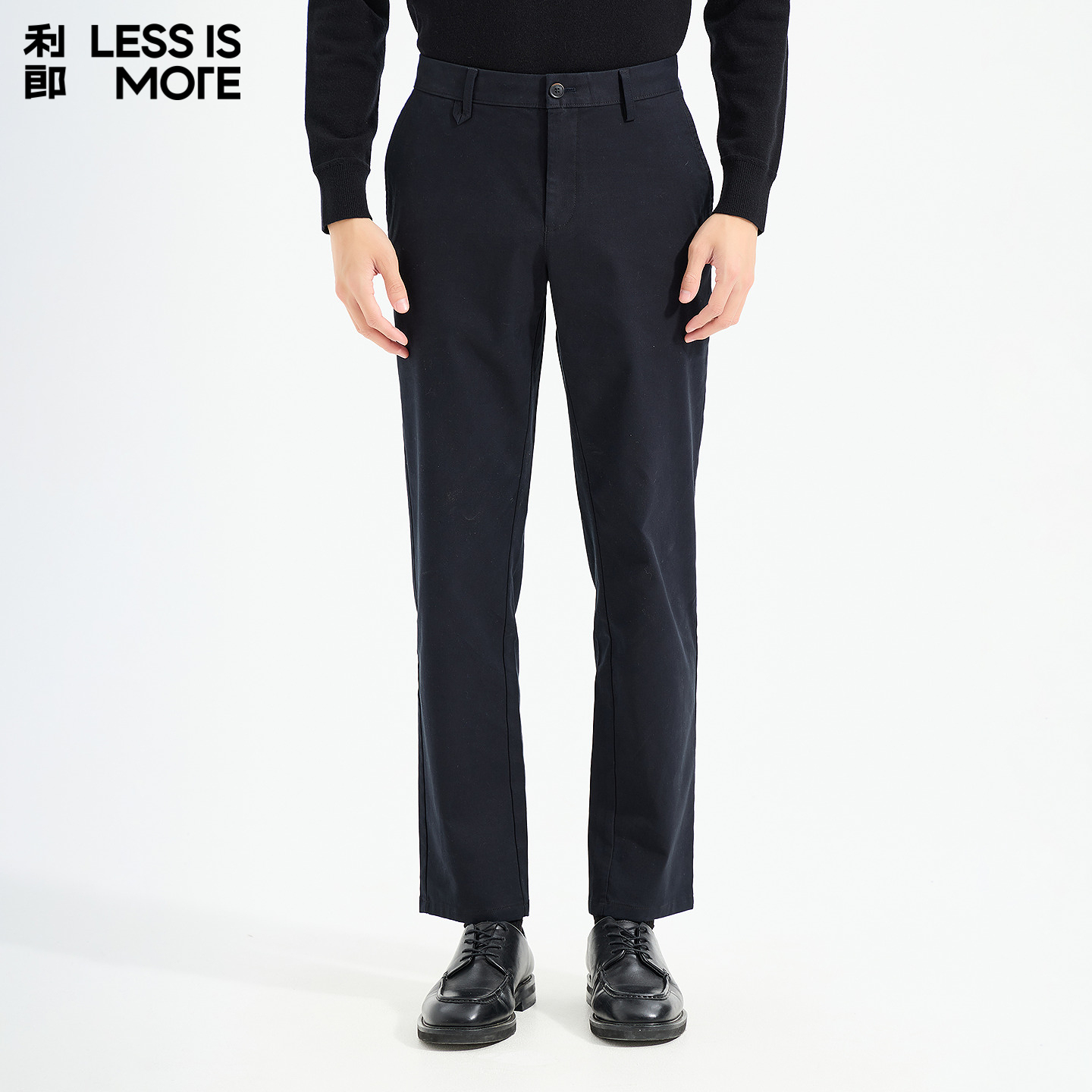 利郎【高阶系列】25年冬季直筒暖绒休闲裤百搭舒适弹力保暖男士长裤