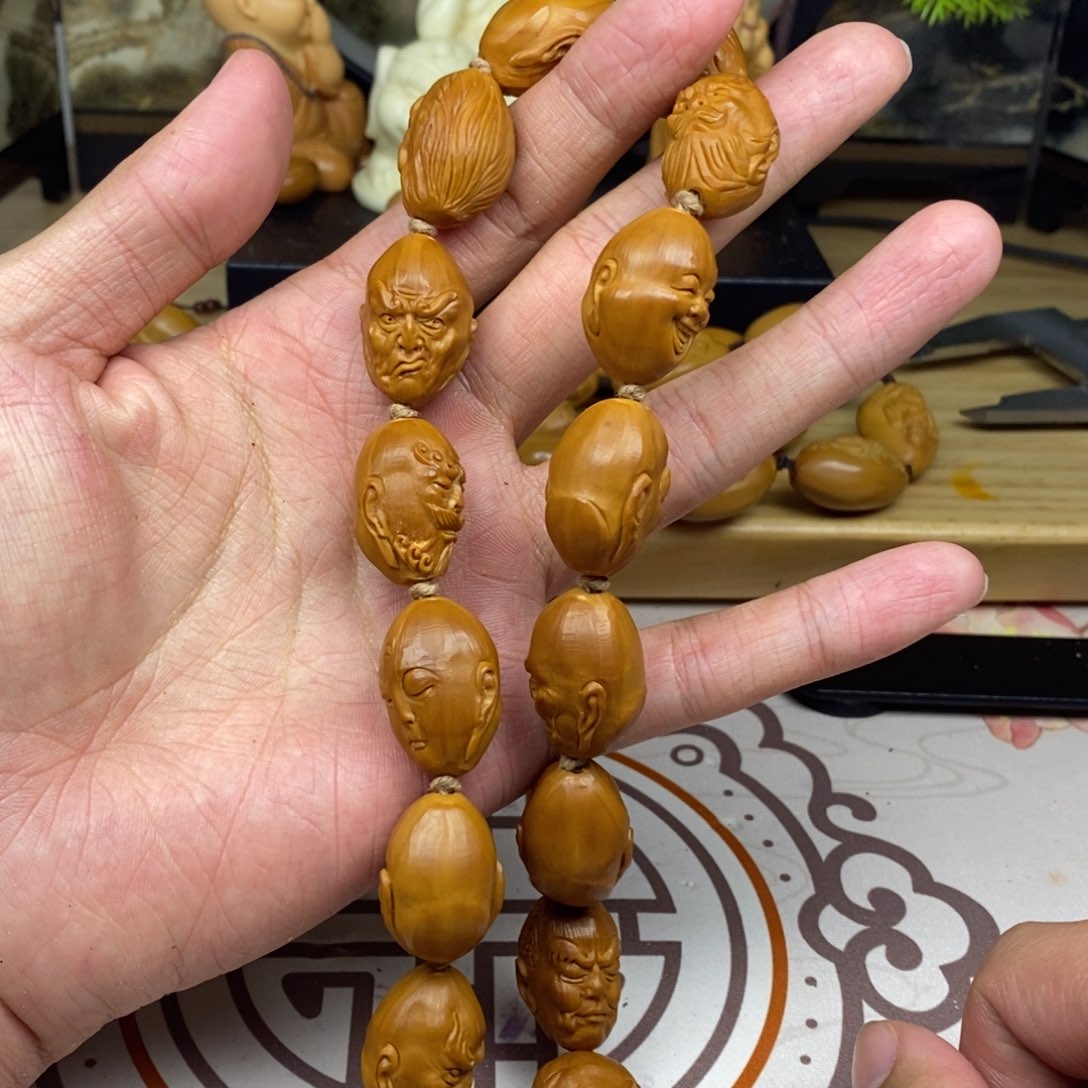 橄榄核手串/手链橄榄核雕工艺手串