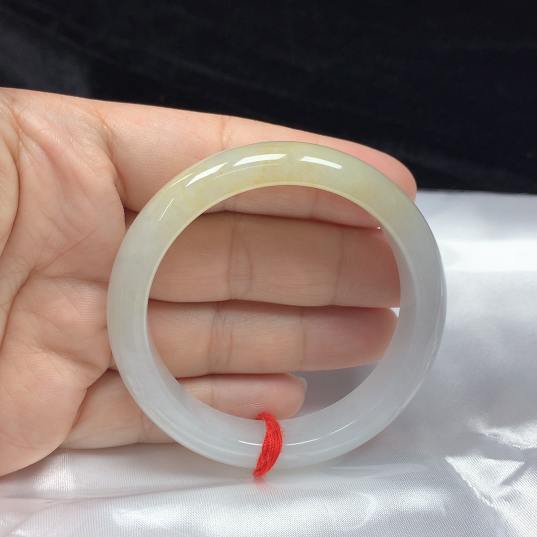 翡翠手镯未镶嵌正圈53.5