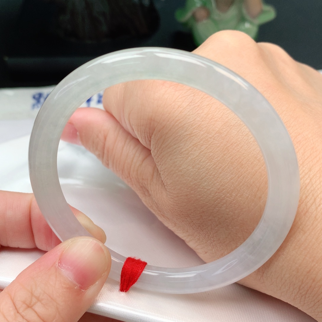 未镶嵌手镯翡翠圆条54圈