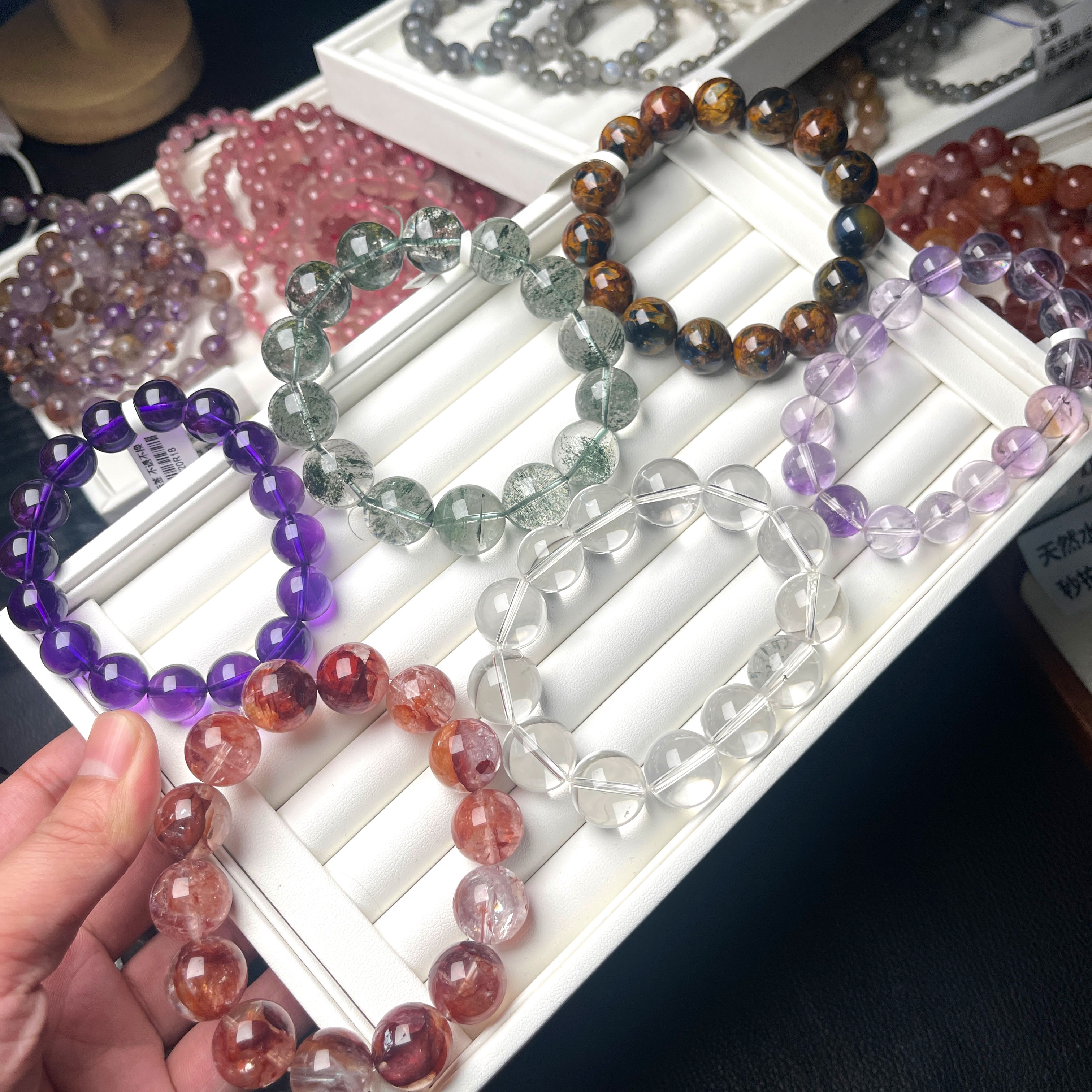 冰芯珠宝天然水晶手串直播手链女饰品链接(多样发其一)