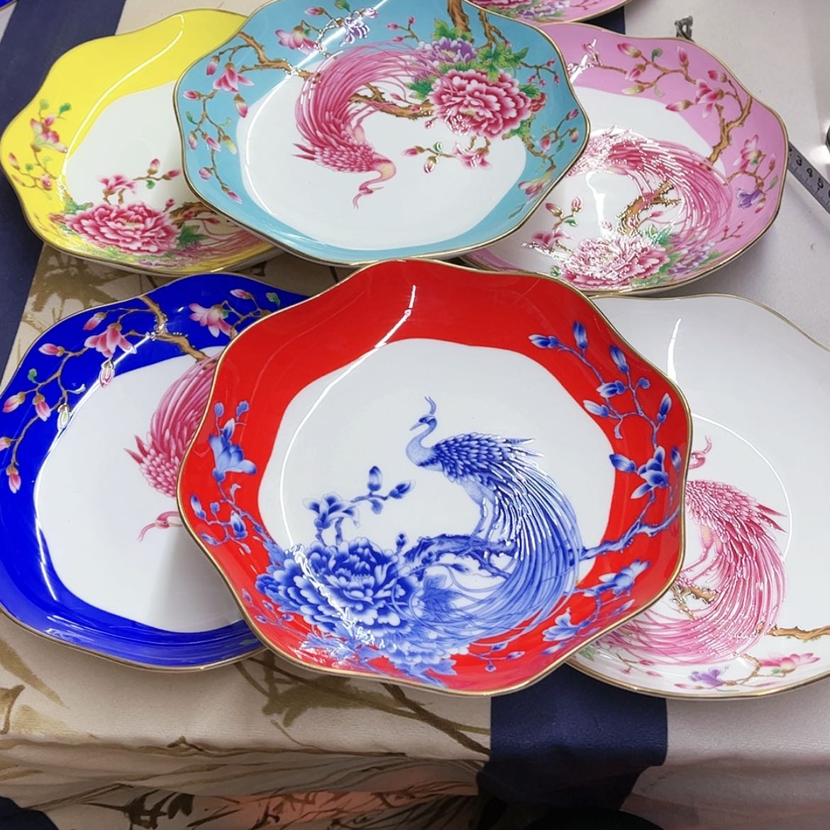 【闪购商品】骨瓷8英寸6花口深。。。。。