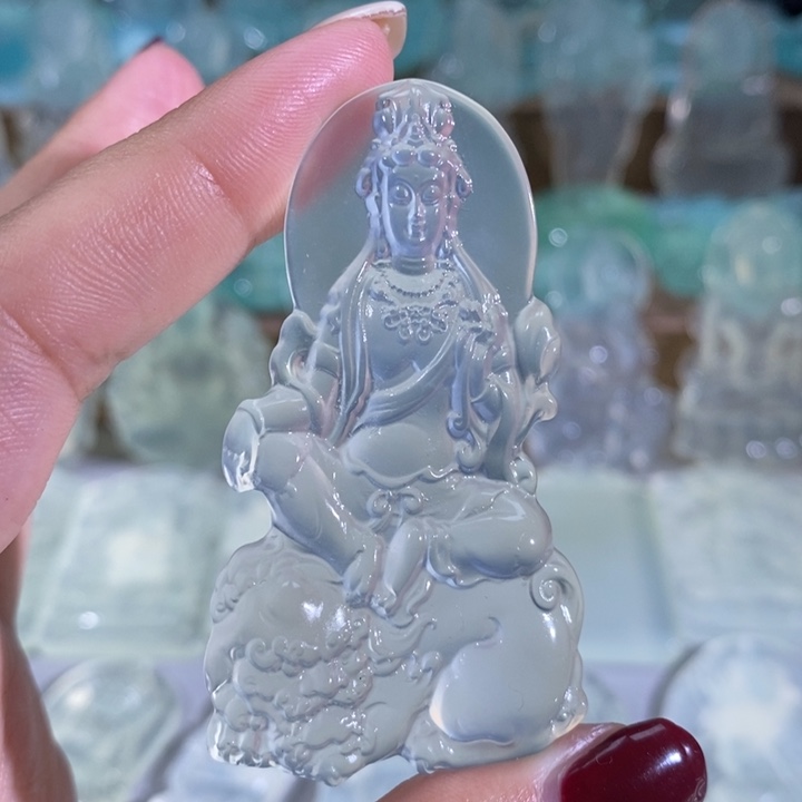岫玉颈饰未镶嵌吊坠